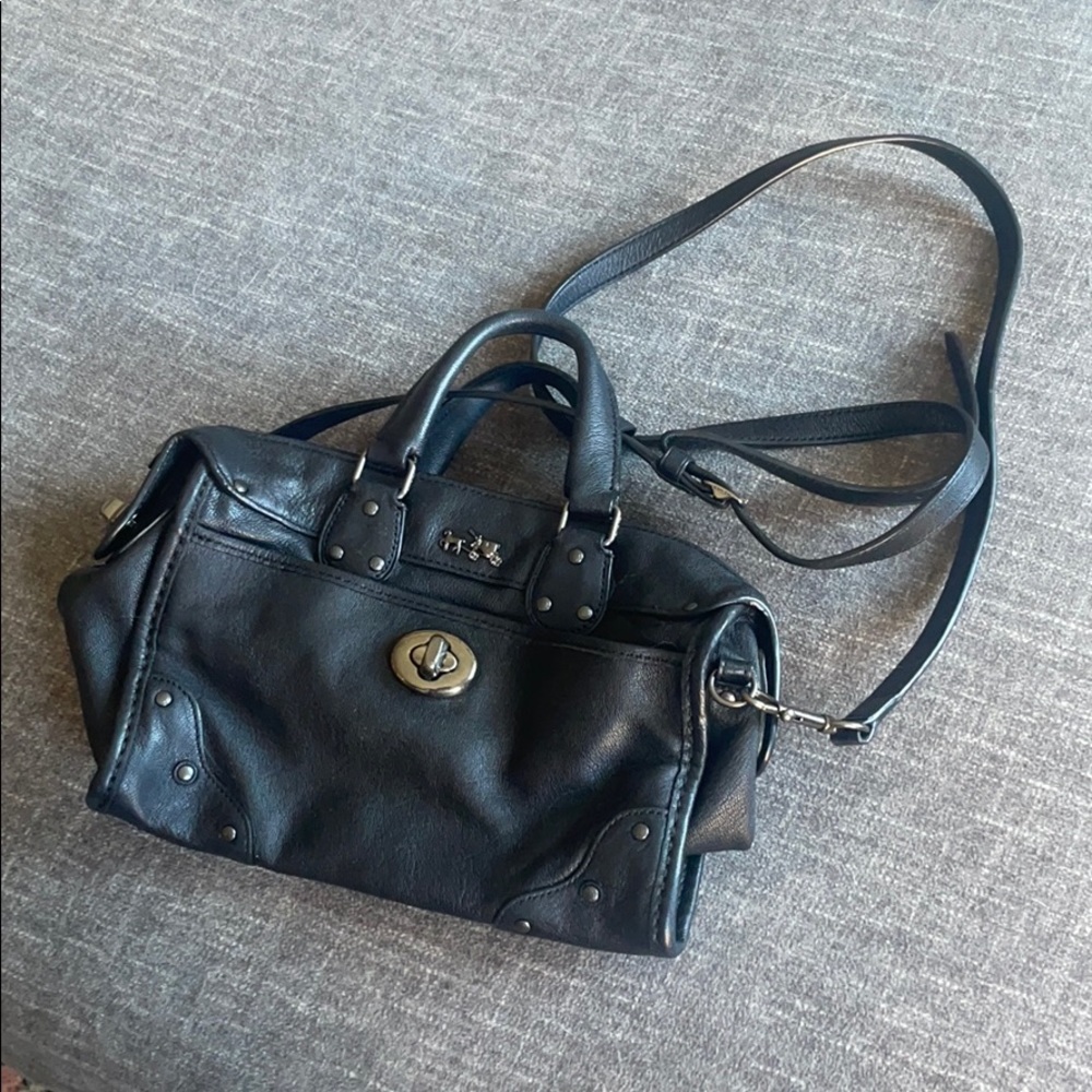 NWOT mint condition COATCH leather Satchel